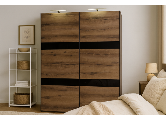 Elegancka szafa dwudrzwiowa...