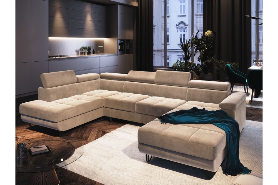 Narożnik Best U (Strona narożnika: Strona lewa - Monolith: Monolith 77)